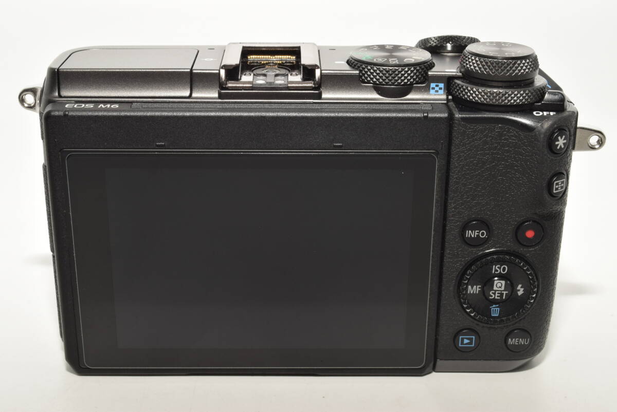 【美品】 Canon ミラーレス一眼カメラ EOS M6 ボディー(ブラック) EOSM6BK-BODY #6805の画像3