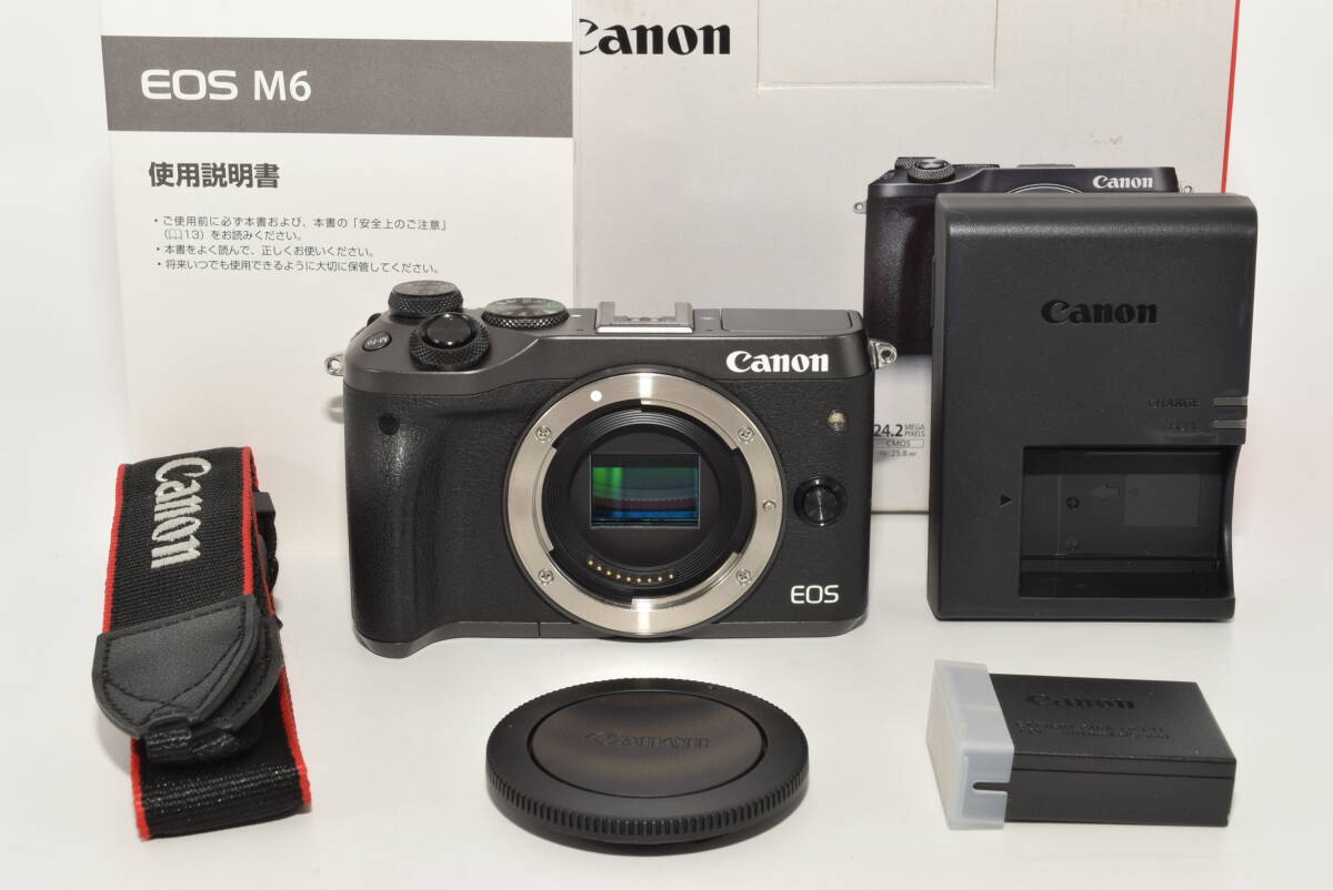 [ прекрасный товар ] Canon беззеркальный однообъективный камера EOS M6 корпус ( черный ) EOSM6BK-BODY #6805