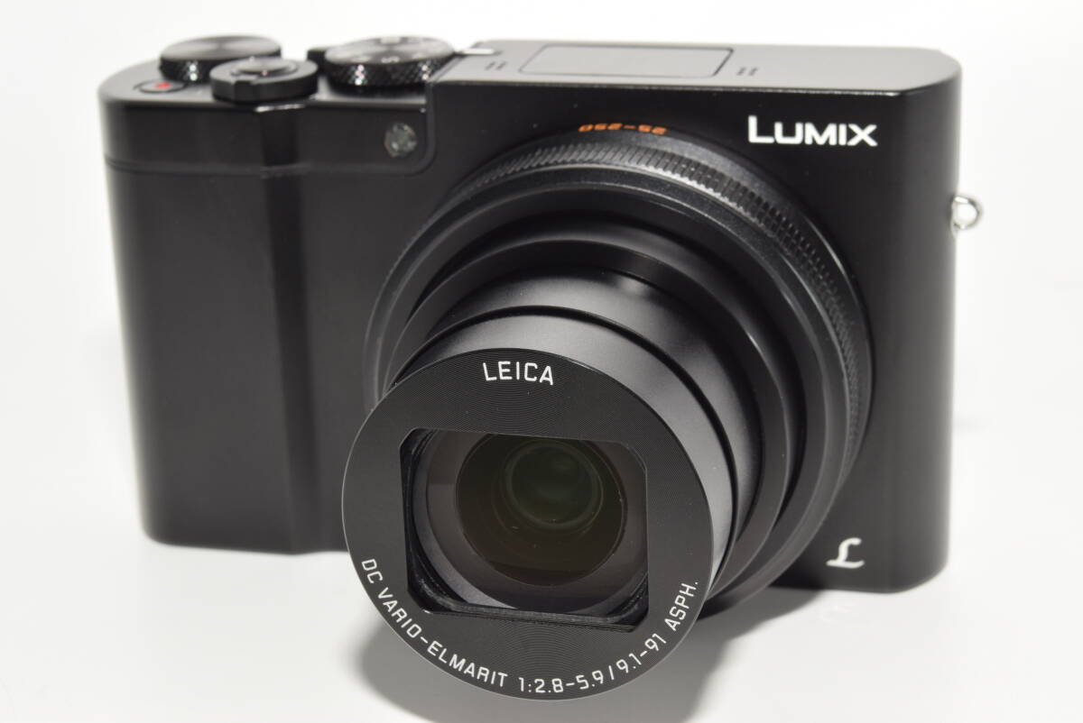 【特上品】 パナソニック コンパクトデジタルカメラ ルミックス TX1 光学10倍 ブラック DMC-TX1-K　#6825