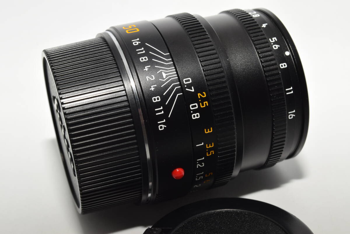 【極上品】 Leica 単焦点レンズ ズミクロンM 50mm F2.0 ASPH. 11826　#6879_画像4