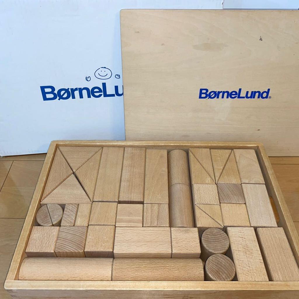 bo- flannel ndoBorneLund wooden loading tree ... building blocks wooden toy .. tree intellectual training toy boxed 