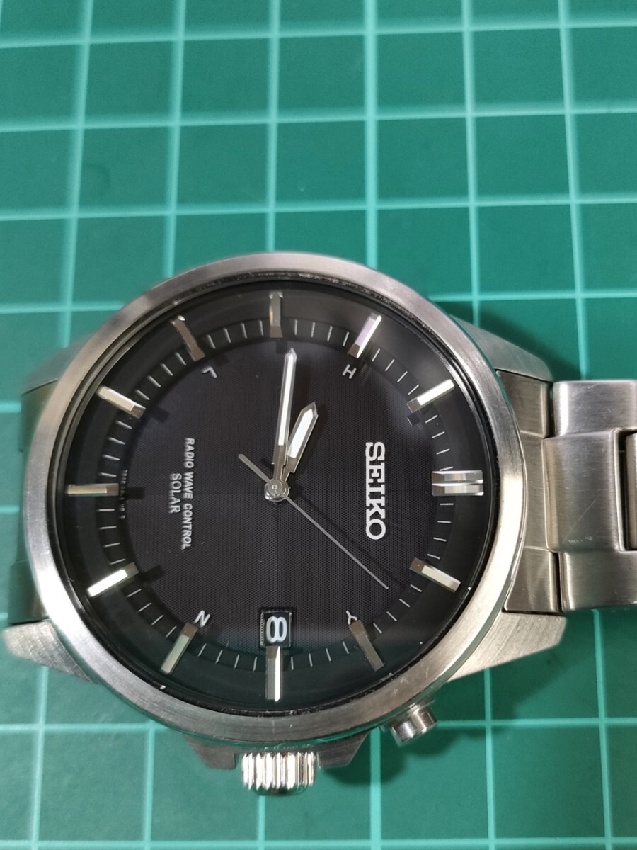 稼働品 SEIKO スピリット 定価41,040円 電波ソーラー腕時計 SBTM127 メンズ腕時計_画像5