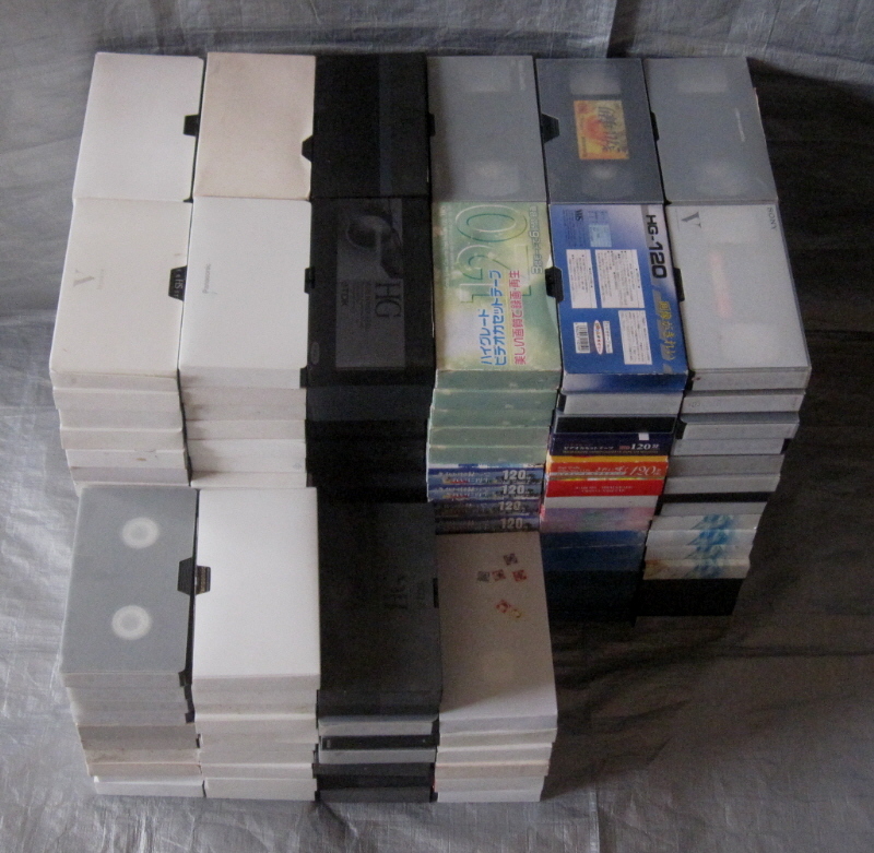  videotape (VHS) used large amount liquidation goods total 60kg to cross 