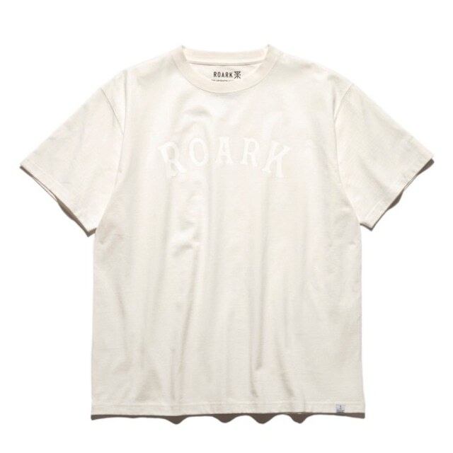 MO/ ROARK REVIVAL(ロアーク リバイバル) "MEDIEVAL LOGO" FINE TECH DRY TEE - RTJHW1001 Lサイズ ホワイト