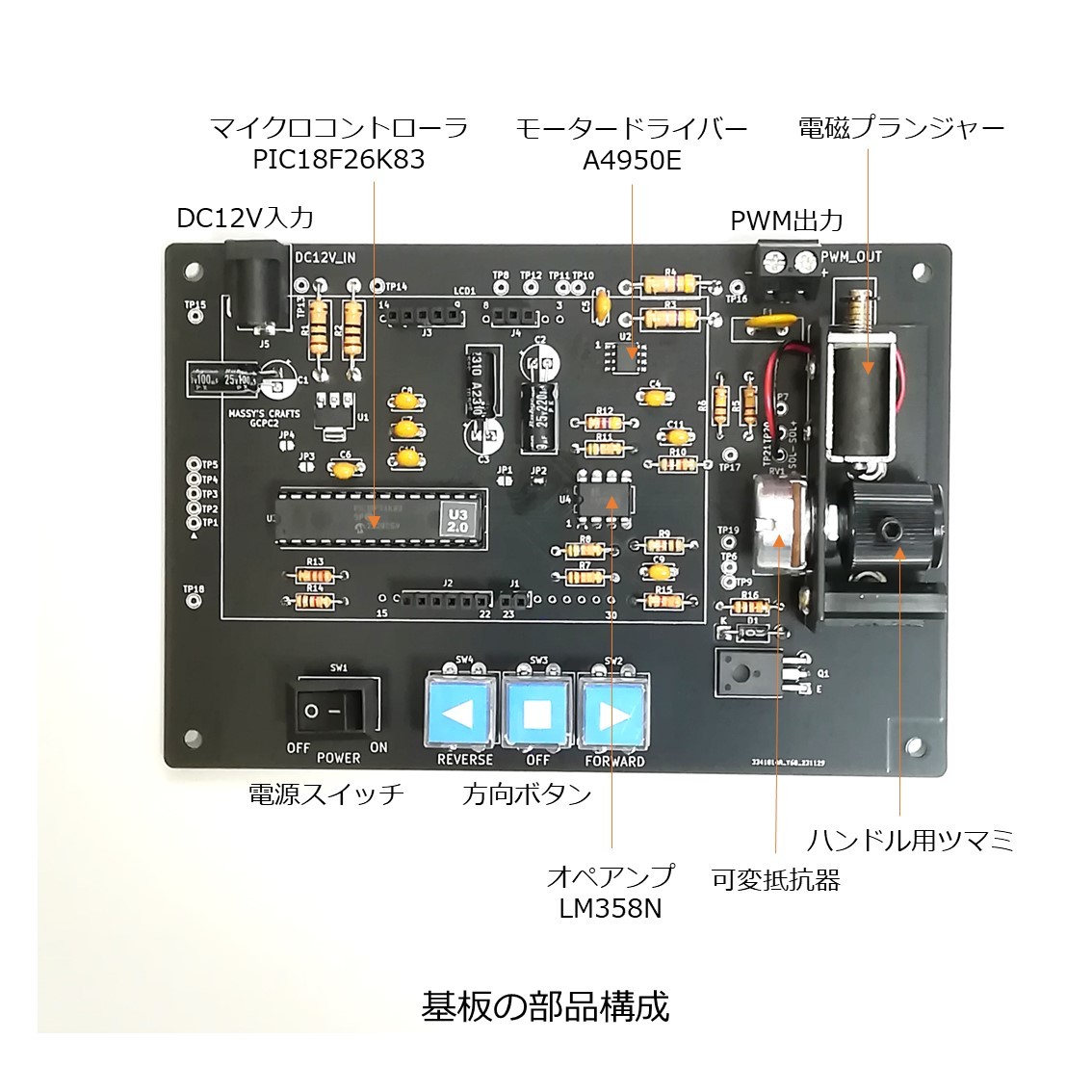 グラスコックピット型パワーパックコントローラ　完成基板セット_画像5