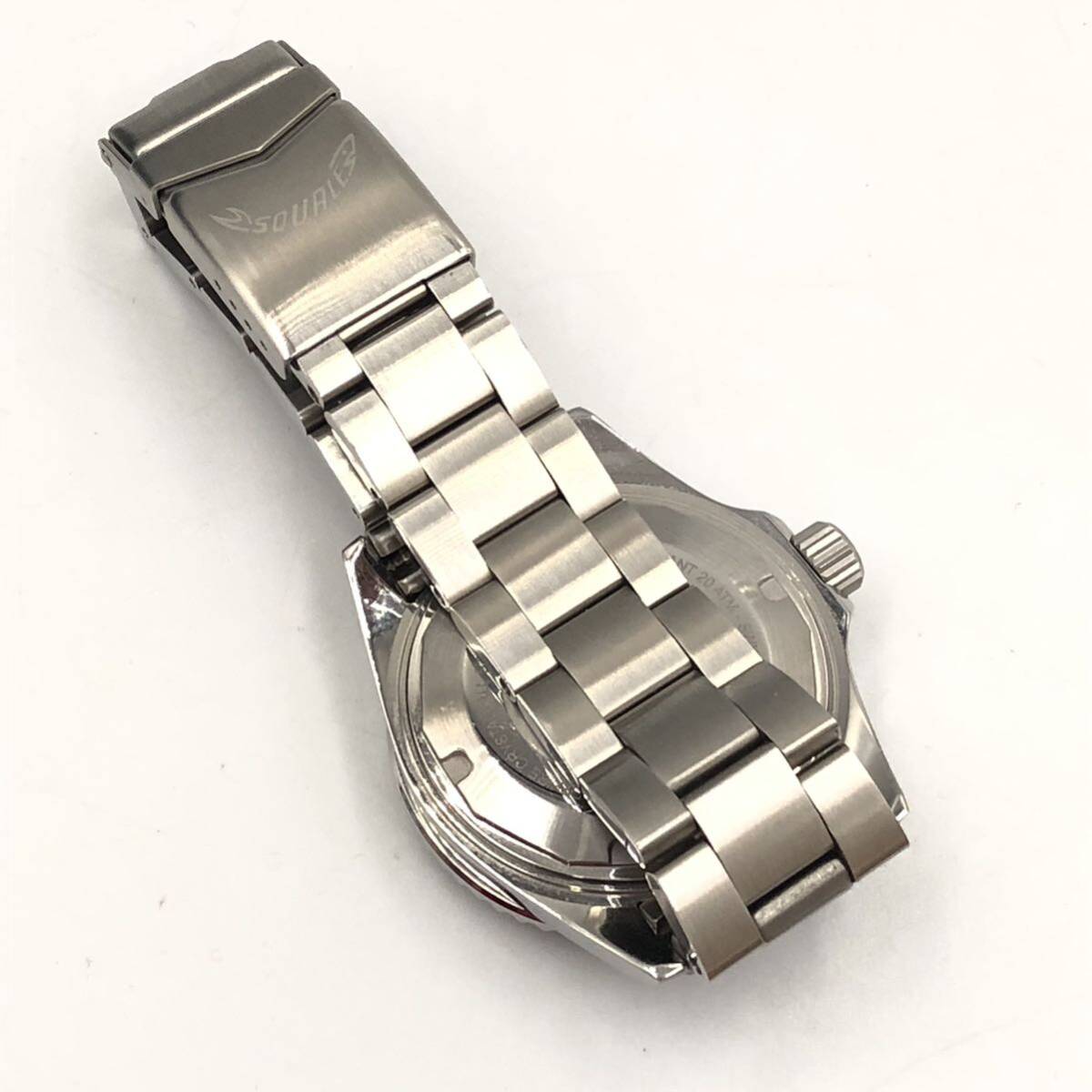 3/27OB-G2161*skwa-reSQUALE/Y1545/ self-winding watch / wristwatch / silver color belt / men's wristwatch / watch Watch/EB0/ED0