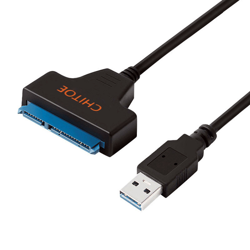 【新品】　複数可　SATA USB 3.0 変換 ケーブル アダプタ SATA-USB 2.5 インチ SSD ハードディスク 長い32cm！！■SATA-USB3.0_画像1