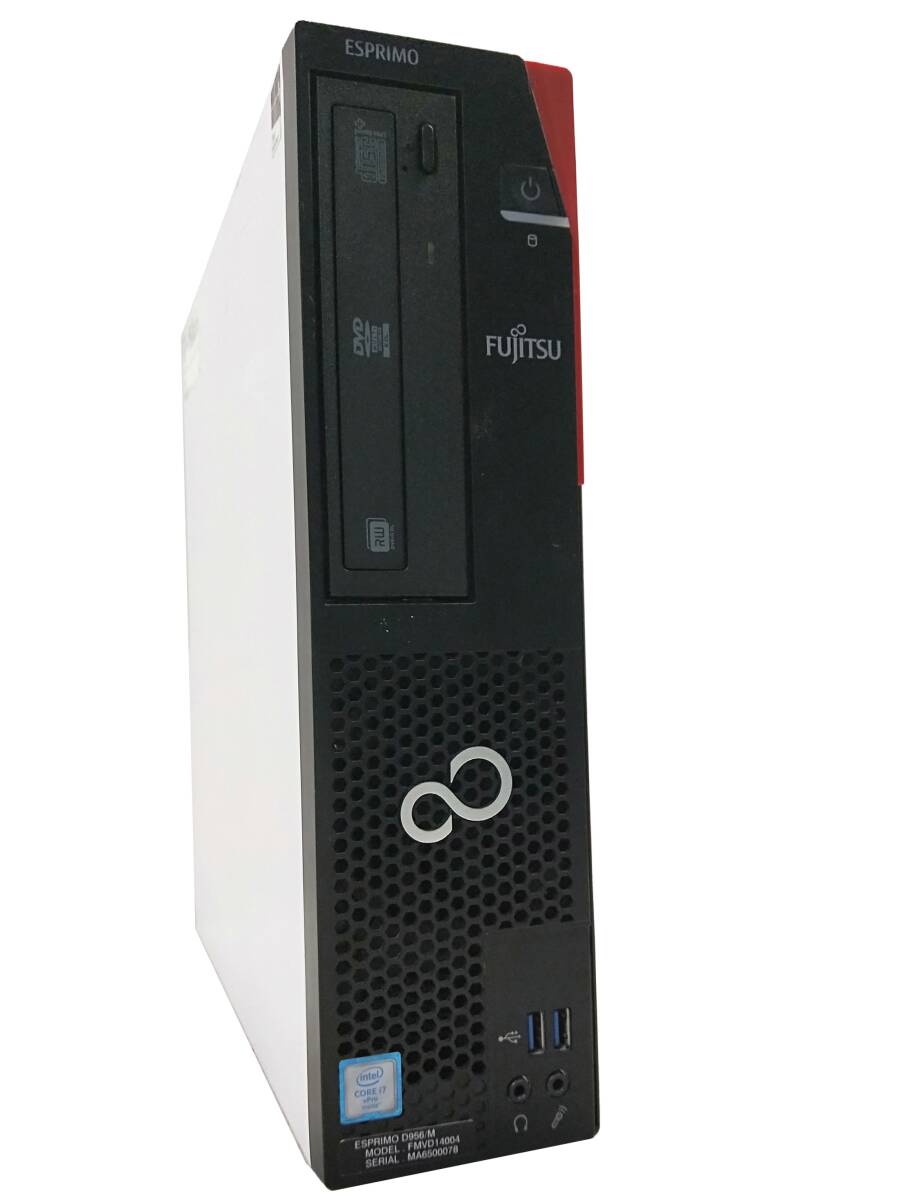 ■驚速SSD FUJITSU D956/M i7-6700 3.4GHz x8/8GB■SSD480GB+HDD1000GB Win11/Office2021 Pro/USB3.0/追加無線/DP■I030712