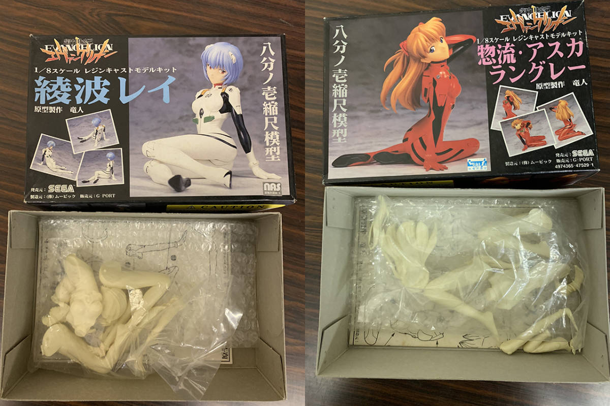 Evangelion 花環 飛鳥真嗣其他樹脂車庫配套元件模型13件套 塑膠模型歸結展出作品② 原文:エヴァンゲリオン レイ アスカ　シンジ他 レジン ガレージキットフィギュア13点セット プラモデル まとめて出品②