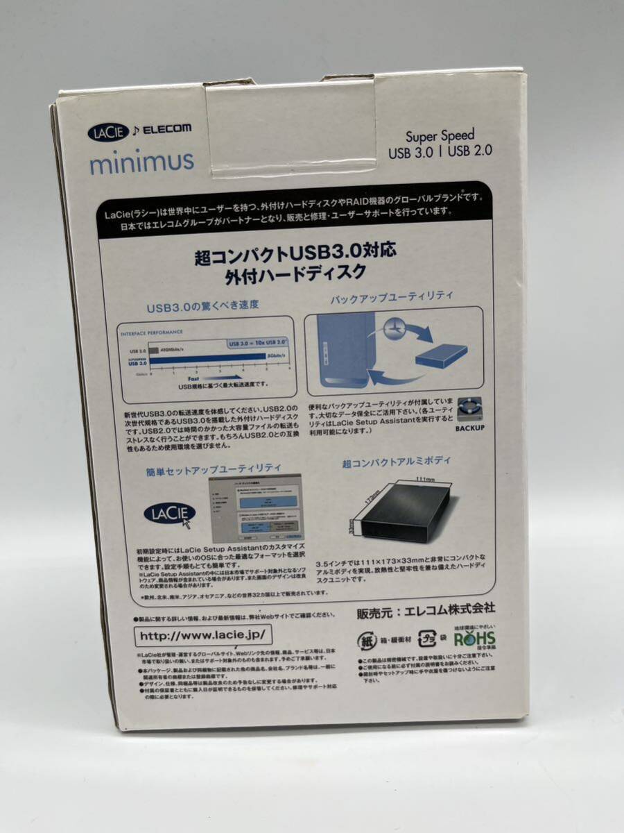 【1円〜】ELECOM minimus 外付けHDD 1TB_画像8