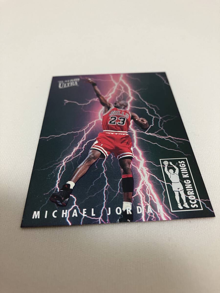 【NBAカード】MICHAEL JORDAN '93-94 FLEER ULTRA SCORING KINGS おまけ付きの画像4