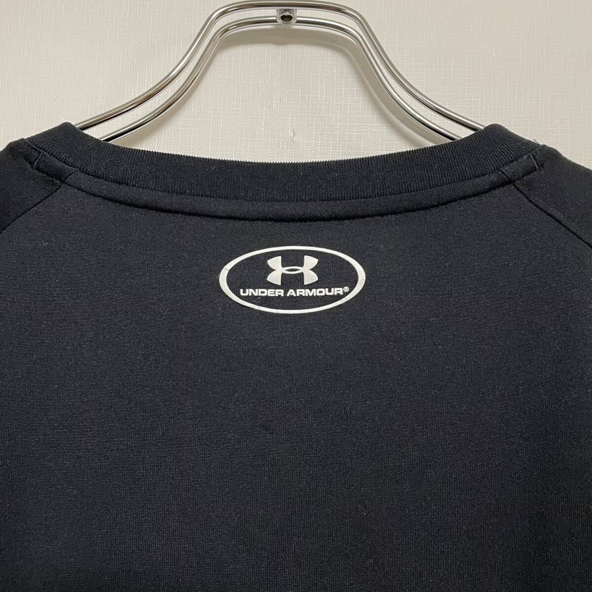 UNDER ARMOR HEATGEAR アンダーアーマー ヒートギア メンズ 半袖Tシャツ 黒 Lサイズ _画像3