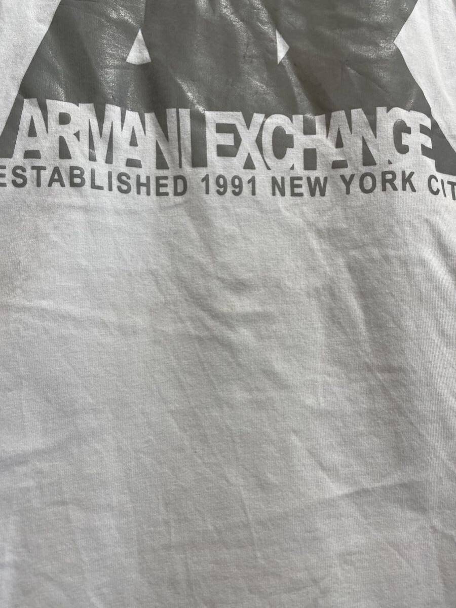 ARMANI アルマーニ メンズ 半袖Tシャツ Mサイズ 白 ホワイト アルマーニ エクスチェンジ_画像7