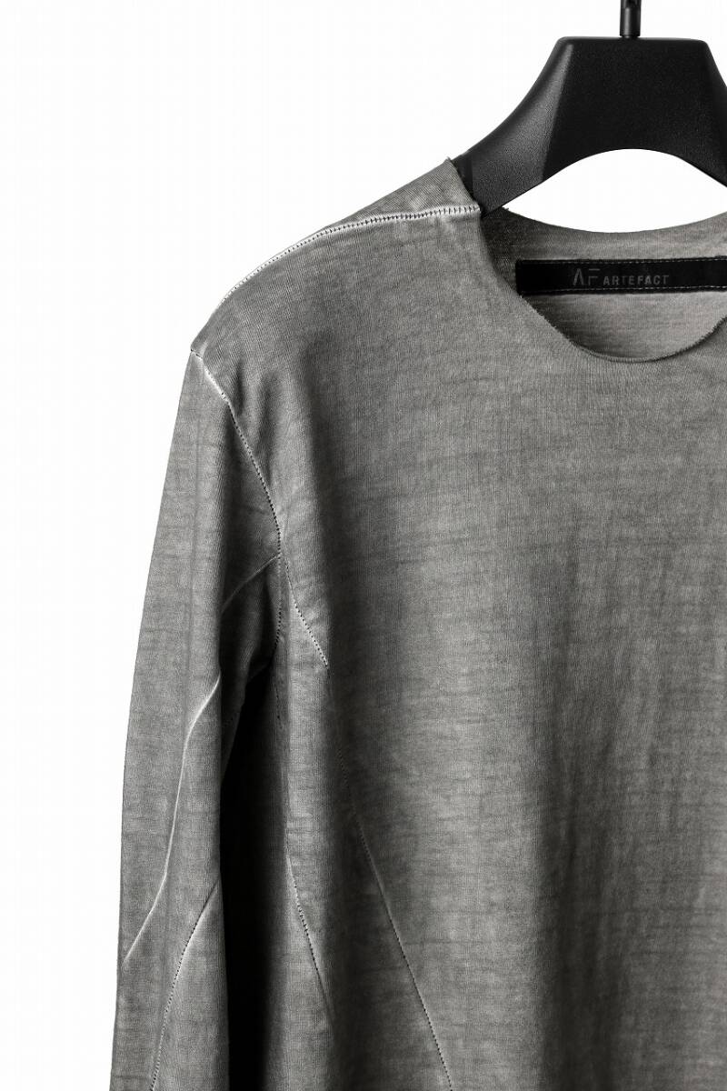 A.F ARTEFACT Trunk-Show COLD DYED SWITCHING LONG TOPS/SLAB JERSEY 定価16500円 N/07 DEVOA n07 Rick Owens JULIUS incarnationの画像4