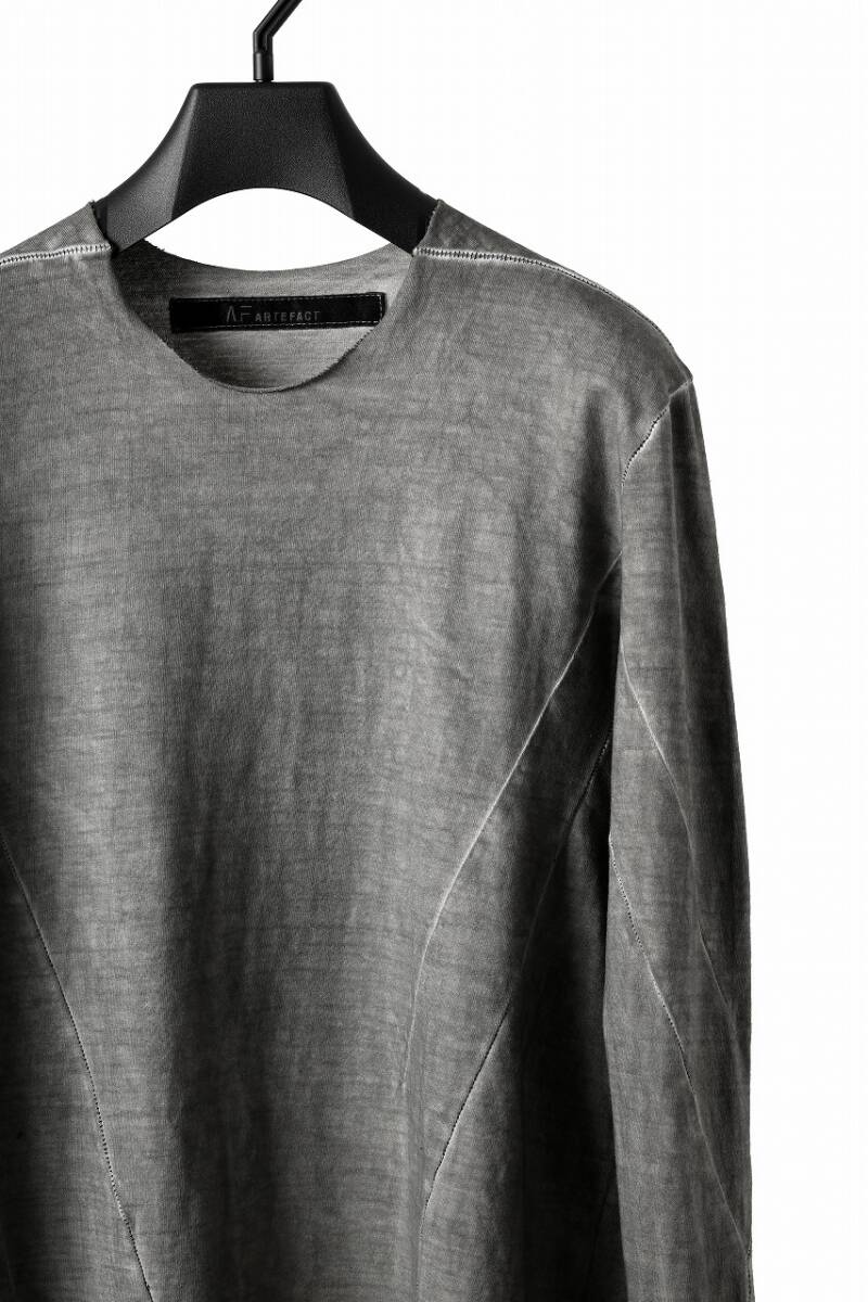 A.F ARTEFACT Trunk-Show COLD DYED SWITCHING LONG TOPS/SLAB JERSEY 定価16500円 N/07 DEVOA n07 Rick Owens JULIUS incarnationの画像2