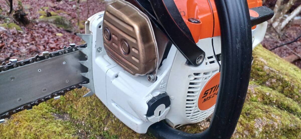 スチール　MS241C チェンソー　チェーンソー　プロ仕様　ジャンク　STIHL_画像5