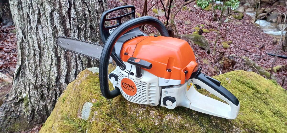 スチール　MS241C チェンソー　チェーンソー　プロ仕様　ジャンク　STIHL_画像8