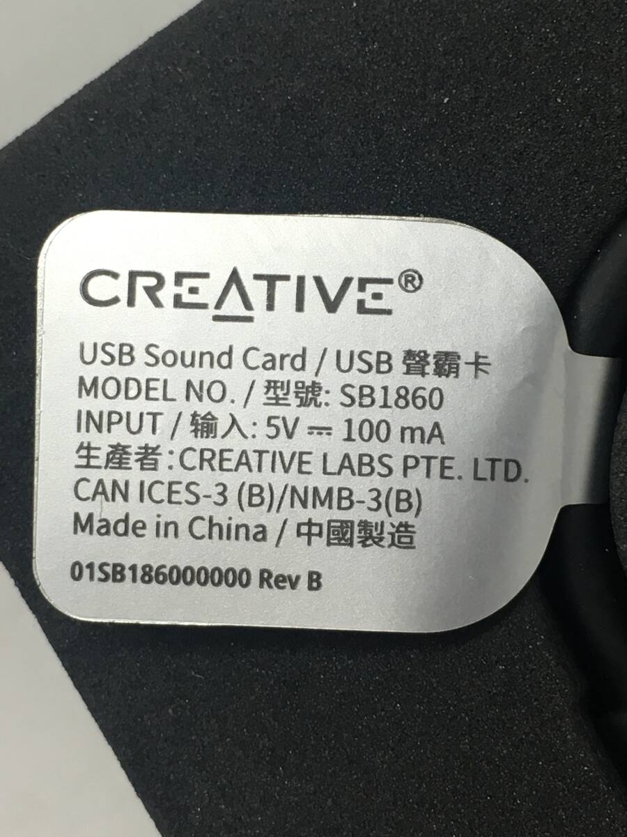 EY-186 unused Sound Blaster Play!4 SB-PLAY4 USB DAC Hi-Res high-res correspondence 