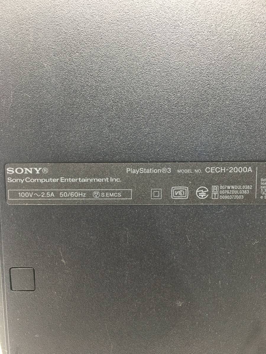 EY-580 SONY PS3 PlayStation3 CECH2000A 160GB ブラック プレイステーション ソニー 箱付_画像7