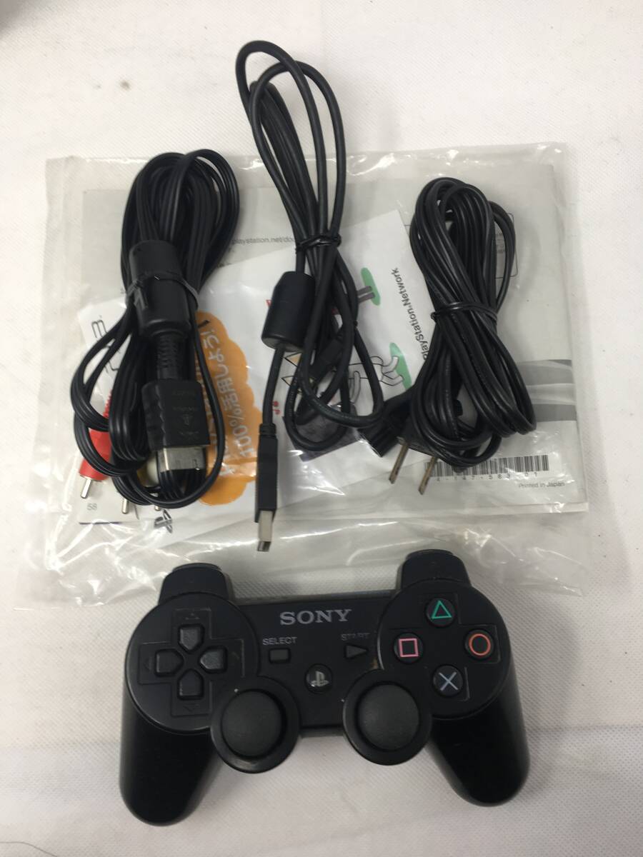 EY-580 SONY PS3 PlayStation3 CECH2000A 160GB ブラック プレイステーション ソニー 箱付_画像5