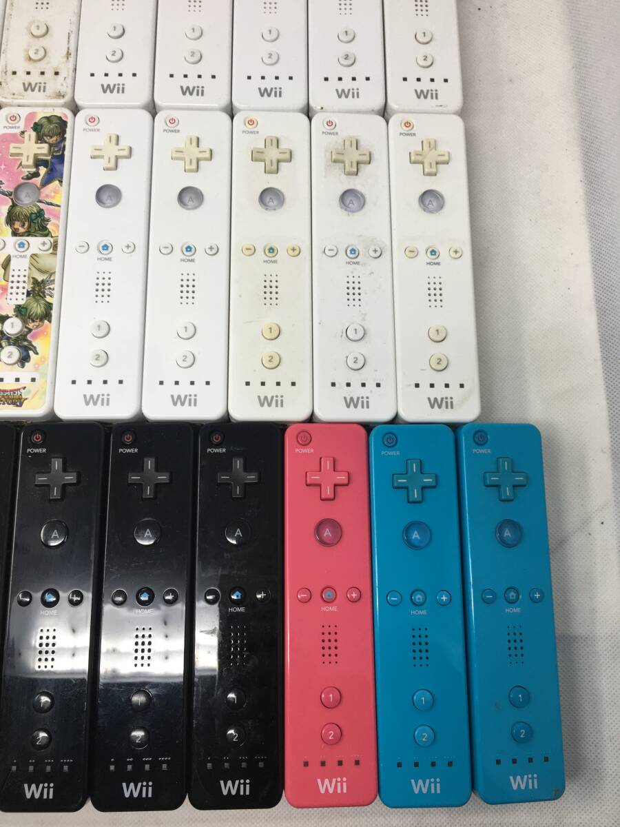 EY-627 NINTENDO ニンテンドー 純正 まとめ売り 45台セットWii リモコン コントローラ RVL-003 セット_画像2