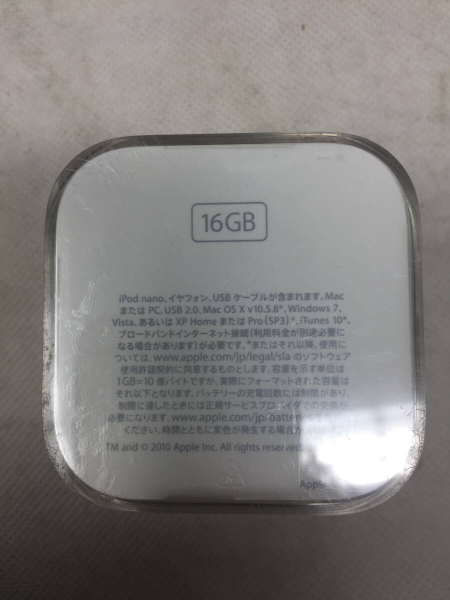 FY-062 希少 未開封 Apple(アップル) iPod nano 16GB 第6世代 MC694J/A A1366 アイポッドナノ グラファイト_画像4