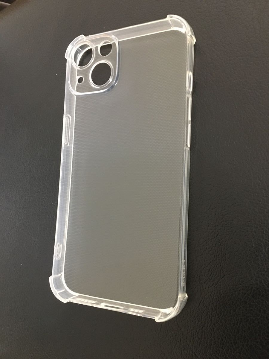 新品★スマホケースiPhone13★衝撃吸収クリアケース★保護フィルム付き★TPU素材の画像6