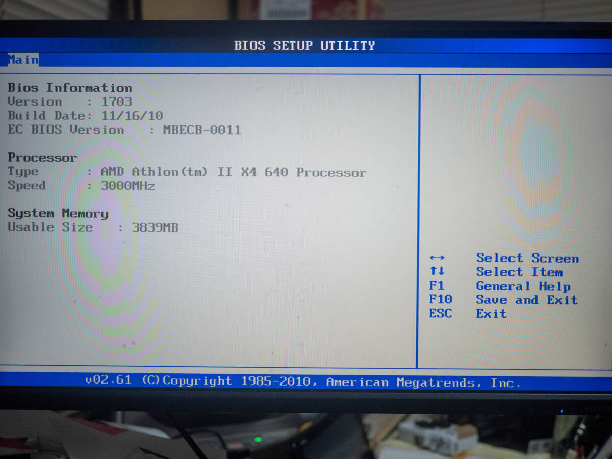 ASUS M4A89GTD PRO/USB3 + AMD Athlon II X4 Quad-Core 640 AM3マザーボードCPUセット　動作品_画像5