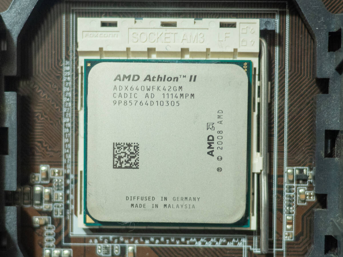ASUS M4A89GTD PRO/USB3 + AMD Athlon II X4 Quad-Core 640 AM3マザーボードCPUセット　動作品_画像3