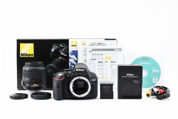 #2971 ニコン Nikon D5200 VR 18-55mm デジタル 一眼レフ カメラ [動作確認済] 美品