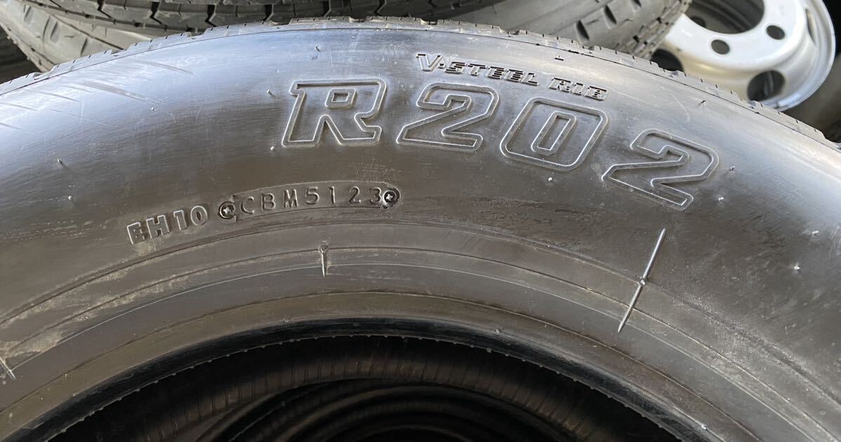 送料無料 新車外し 225/70R16 117/115L LT ブリヂストン R202 2023年製 BRIDGESTONE タイヤ 6本セット_画像10