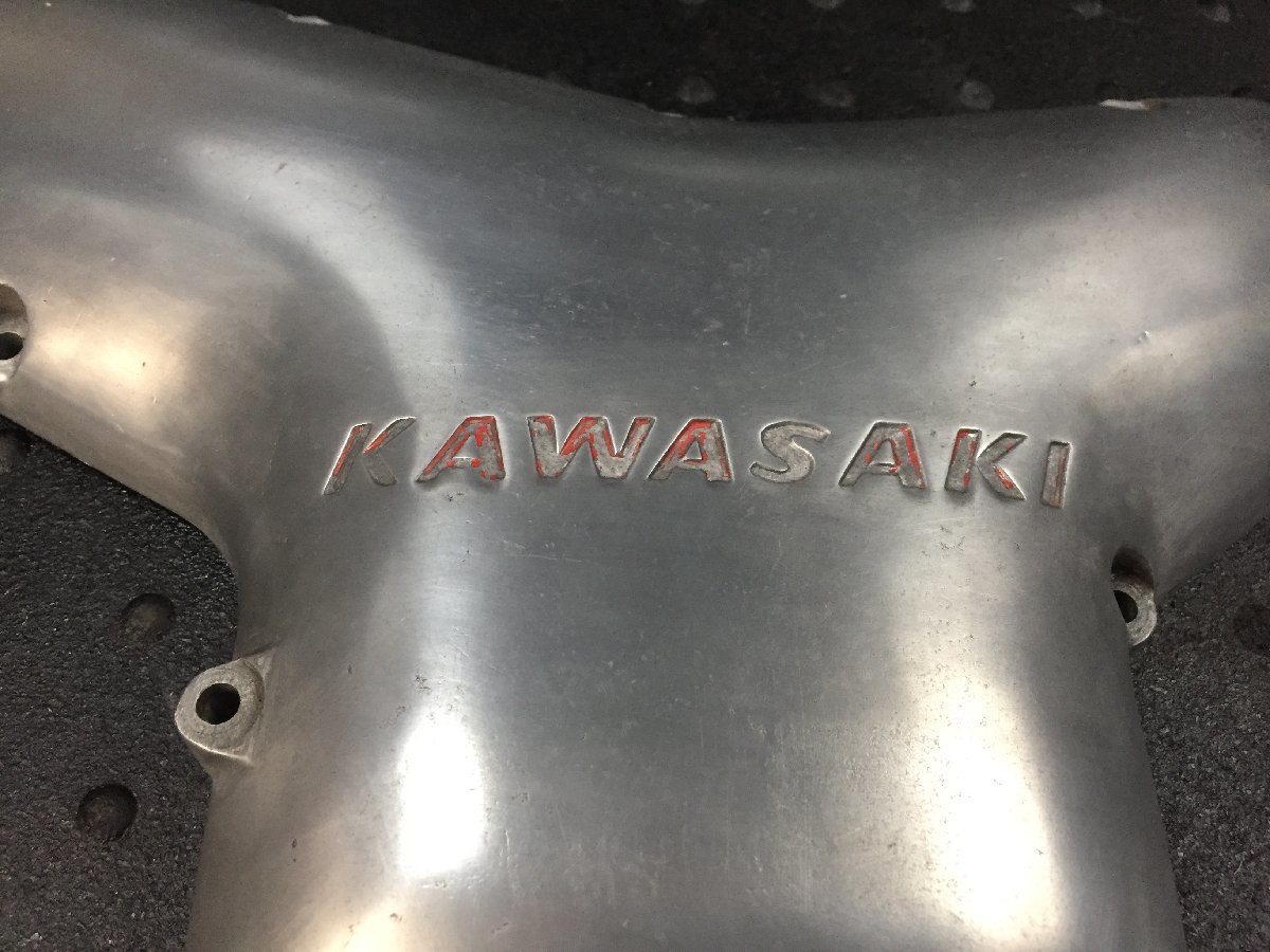 カワサキ W1S　エンジン右Yカバー　Rクランクカバー (検索 W1F W1SA ダブル 650RS W3 スペシャル 絶版名車 1968年 kawasaki 実動車両より♪_画像2