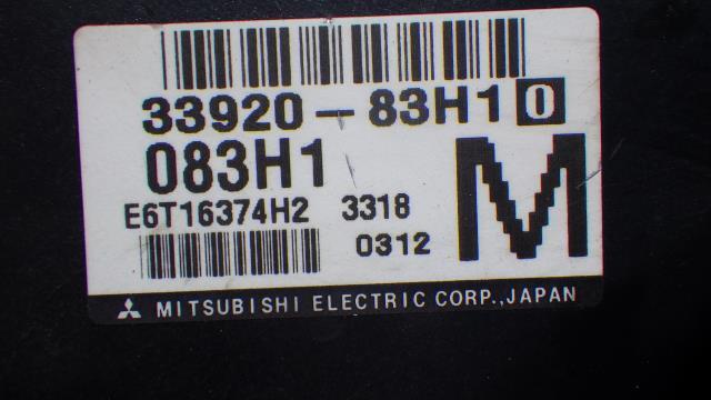 ワゴンＲ UA-MC22S エンジンコンピューター MITSUBISHI 33920-83H10 中古_画像3