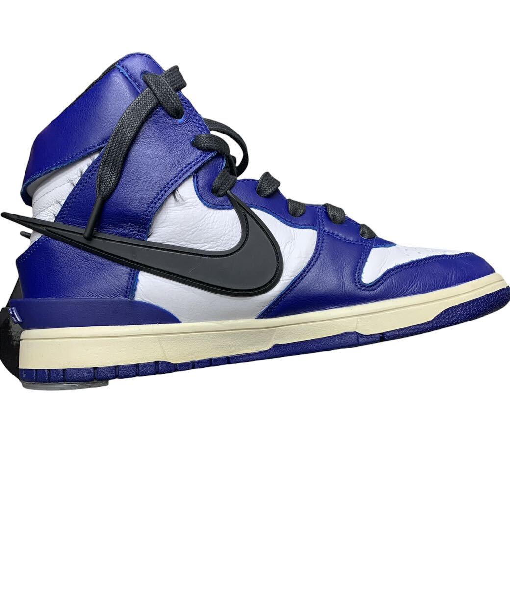 NIKE×AMBUSH/ナイキ×アンブッシュ DUNK HIGH DEEP ROYAL/ダンクハイ ディープロイヤル CU7544-400 26.5cm 箱付き 5820_画像5