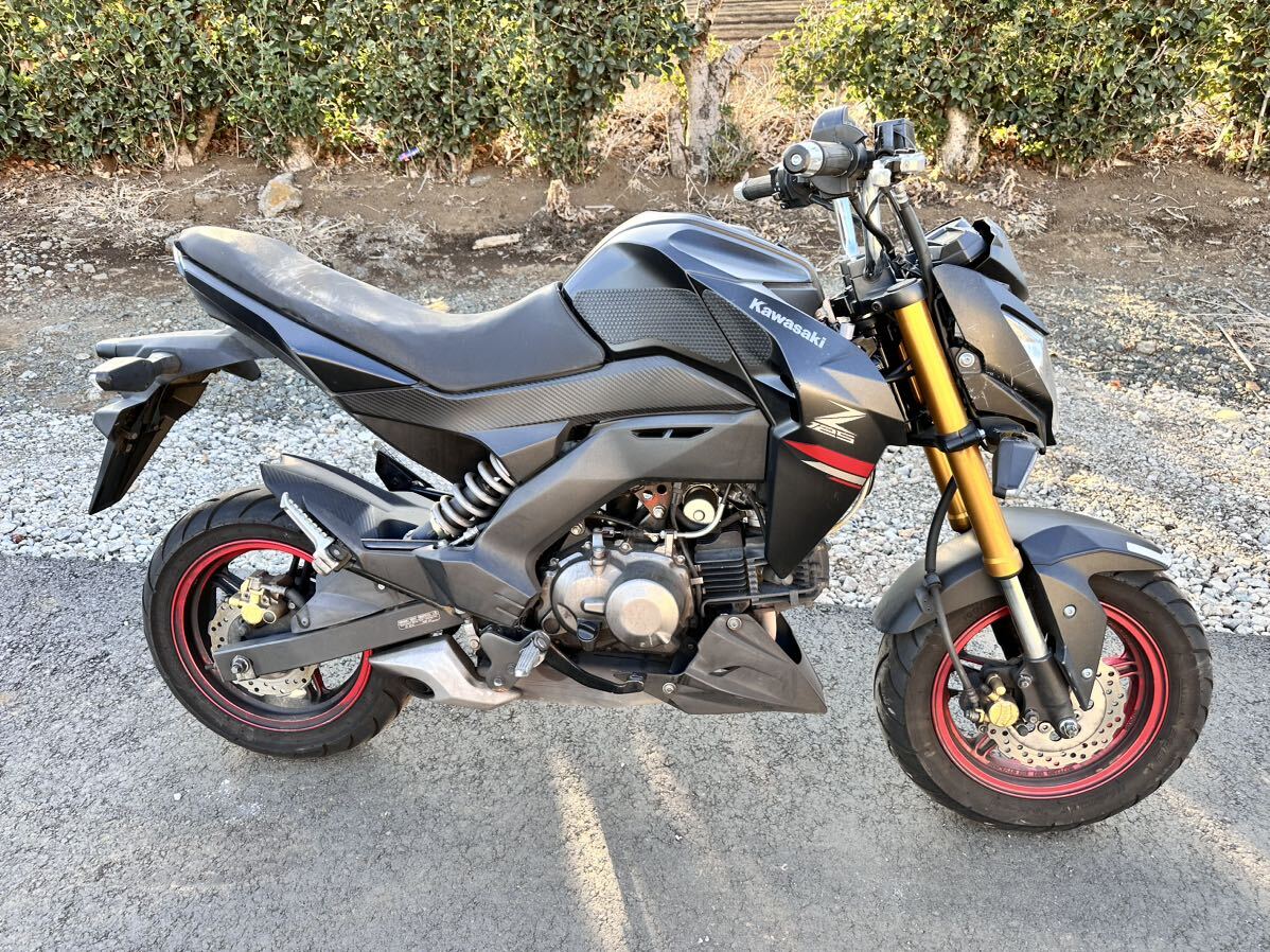 Z125PRO 走行77247キロ エンジン始動動画有り！返品可能！Z125 BR125H インジェクションの画像2