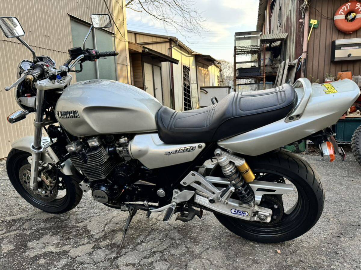 XJR1200 走行45797キロ　エンジン始動動画有り！返品可能！XJR1300 4KG 車検付き！_画像4