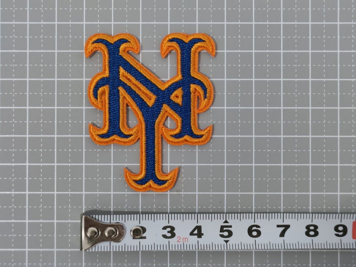 【MLB★PATCH】ニューヨークメッツ★アイロンワッペン／パターンＣ／オレンジ＆ブルー＜計2枚＞＜千賀＞＜今週の推しクーポン＞