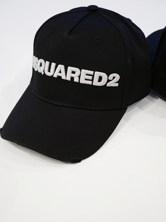 定価3万 ディースクエアード DSQUARED2 ワンランク上のアクセントに最適♪存在感放つ立体ロゴ刺繍ベースボールキャップ 帽子 ワンマイル_画像4