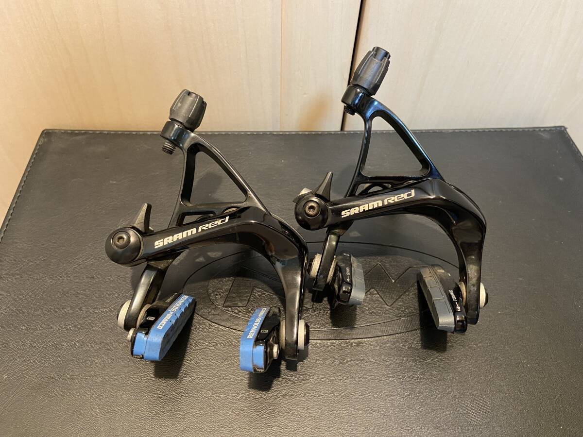 希少 SRAM RED スラム レッド Black Edition キャリパー ブレーキ 前後セット _画像1