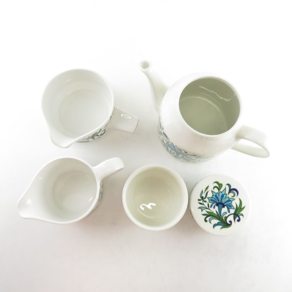 beautiful goods MIDWINTER mid winter spanishu garden teapot open shuga- creamer so- spot 4 point set SM1799L