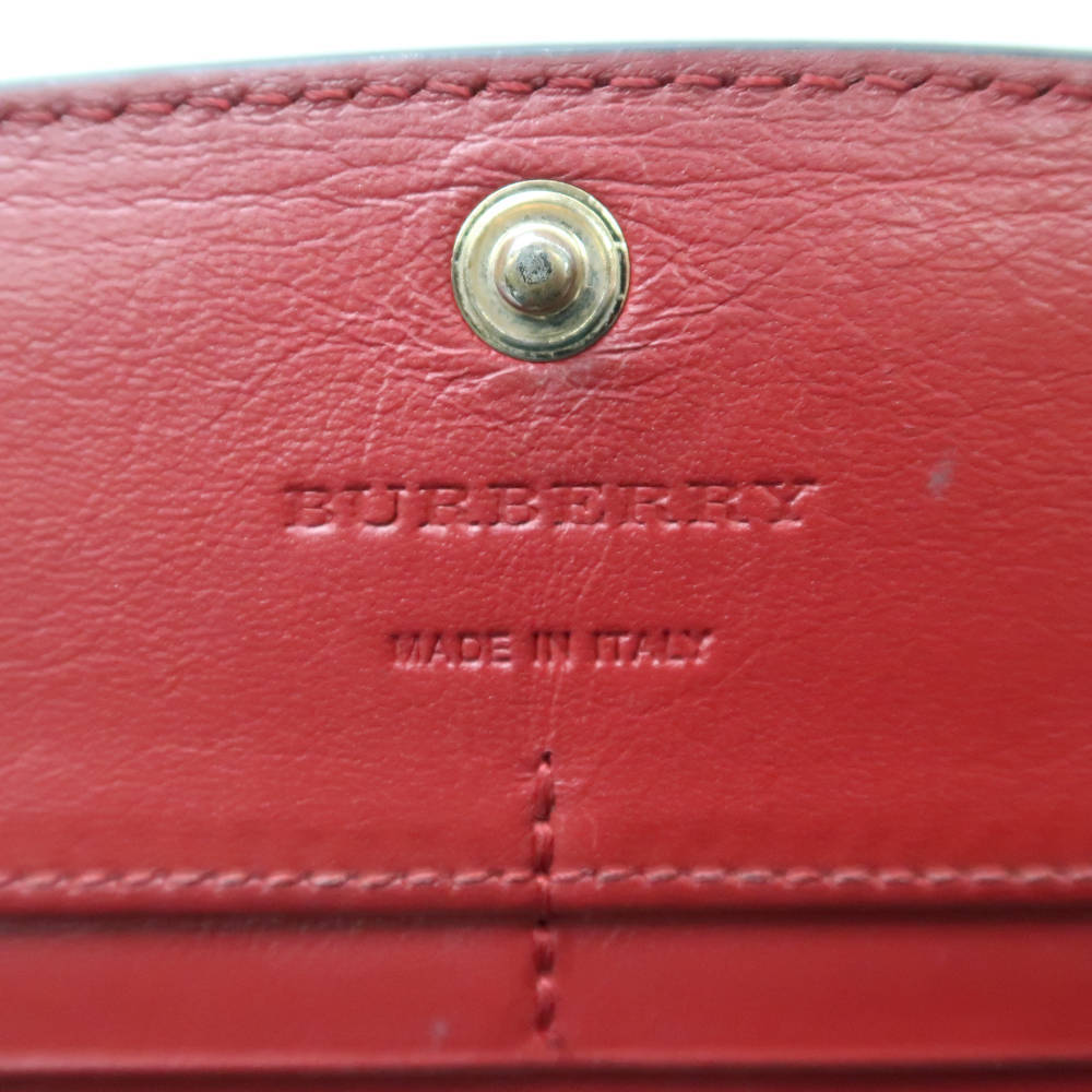 BURBERRY バーバリー 長財布 サイフ ウォレット かぶせ チェック レディース AO1650C_画像3