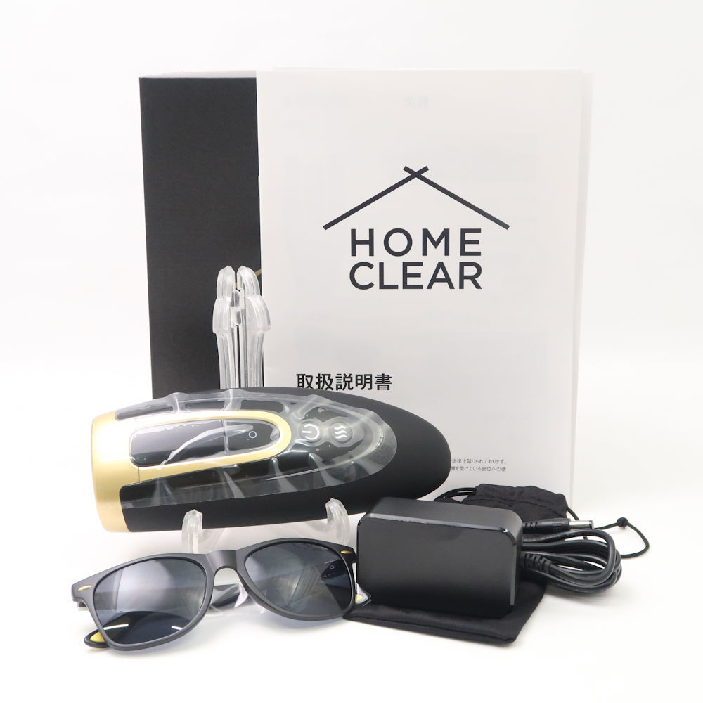 1円 未使用 美品 HOME CLEAR ホームクリア 脱毛器 エステ セルフ 家庭