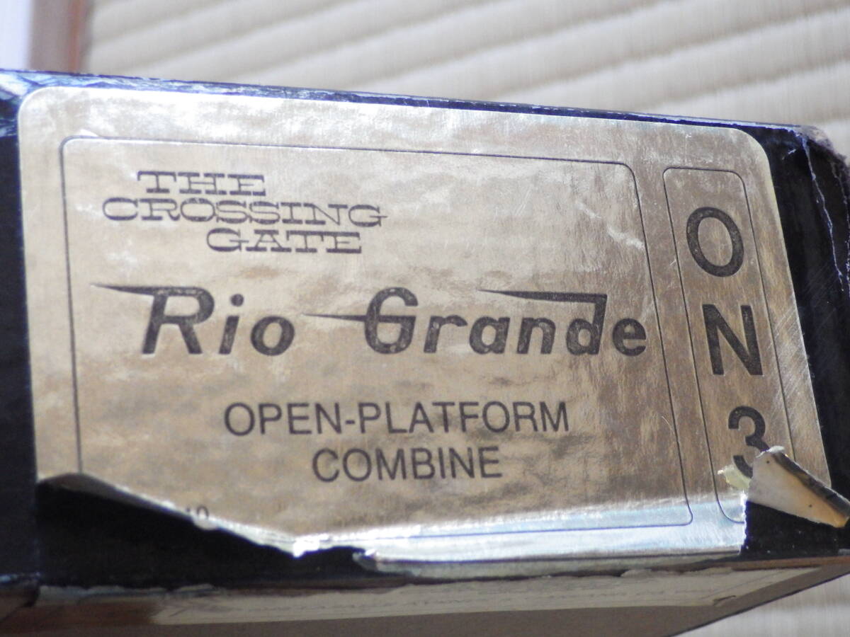 HOゲージ　海外車両キット　Rio　Grande　OPEN－PLATFORM　COMBINE　客車　袋未開封_画像4