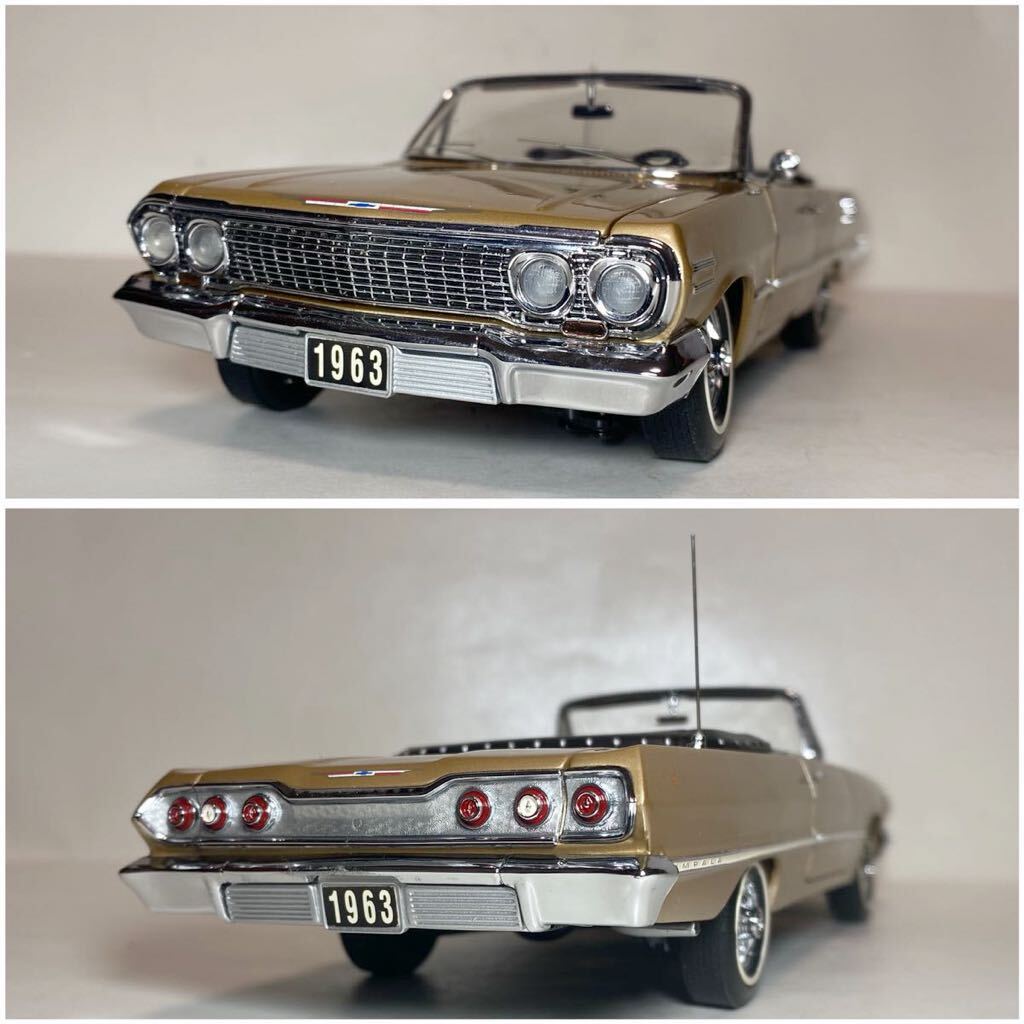 FRANKLIN MINT 1/24 1963 IMPARA '63 シェビー インパラ コンバーチブル　フランクリンミント　1000台限定　ジャンク品_画像6