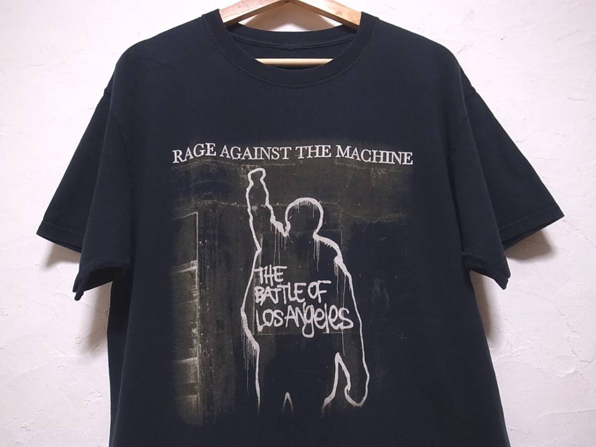 90s RAGE AGAINST THE MACHINE レイジアゲインストザマシーン Battle of Los Angels Tシャツ/ビンテージ80s レッチリ RHCP レディオヘッド _画像1