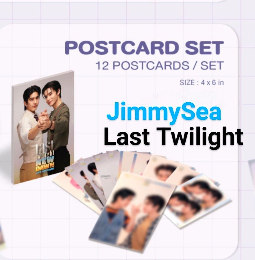 《新作》LAST TWILIGHT NEW DAWN コンサート ポストカードセット　GMMTV　JimmySea