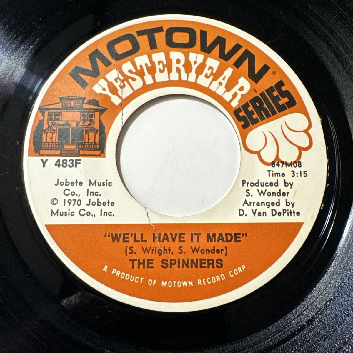 The Spinners - It's A Shame ☆US RE 7″☆Free Soul Classic☆STEVIE WONDERが作曲☆ALTON ELLISがレゲエカバーした元ネタ_画像2