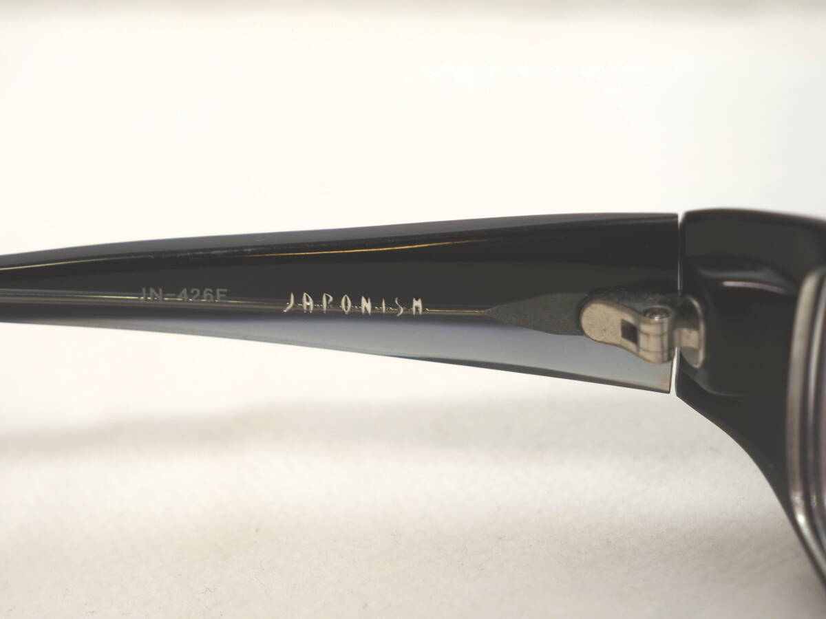 定価31900円 JAPONISM ジャポニズム セルフレームメガネ黒 JN-426E 日本製_画像4