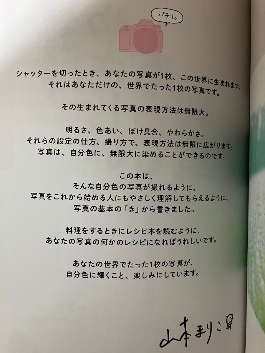 写真図解でわかりやすいまりこ先生が教えるイチバンやさしい写真の教室  カメラの基本もバッチリ！　山本まりこ／著