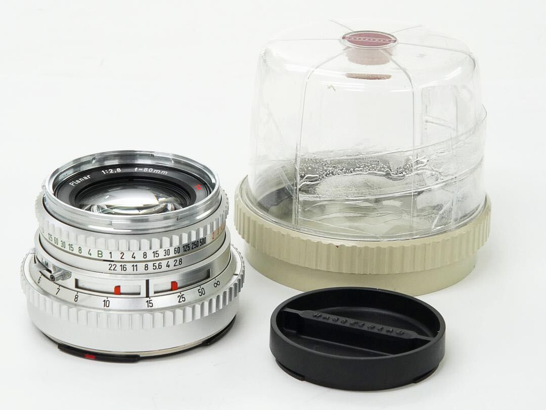 極上品 レア玉 Hasselblad Carl Zeiss Planar T* 80mm F2.8 C Lens プラナー